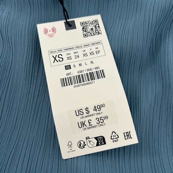 zara dress nwt xs - Picture 3 of 4